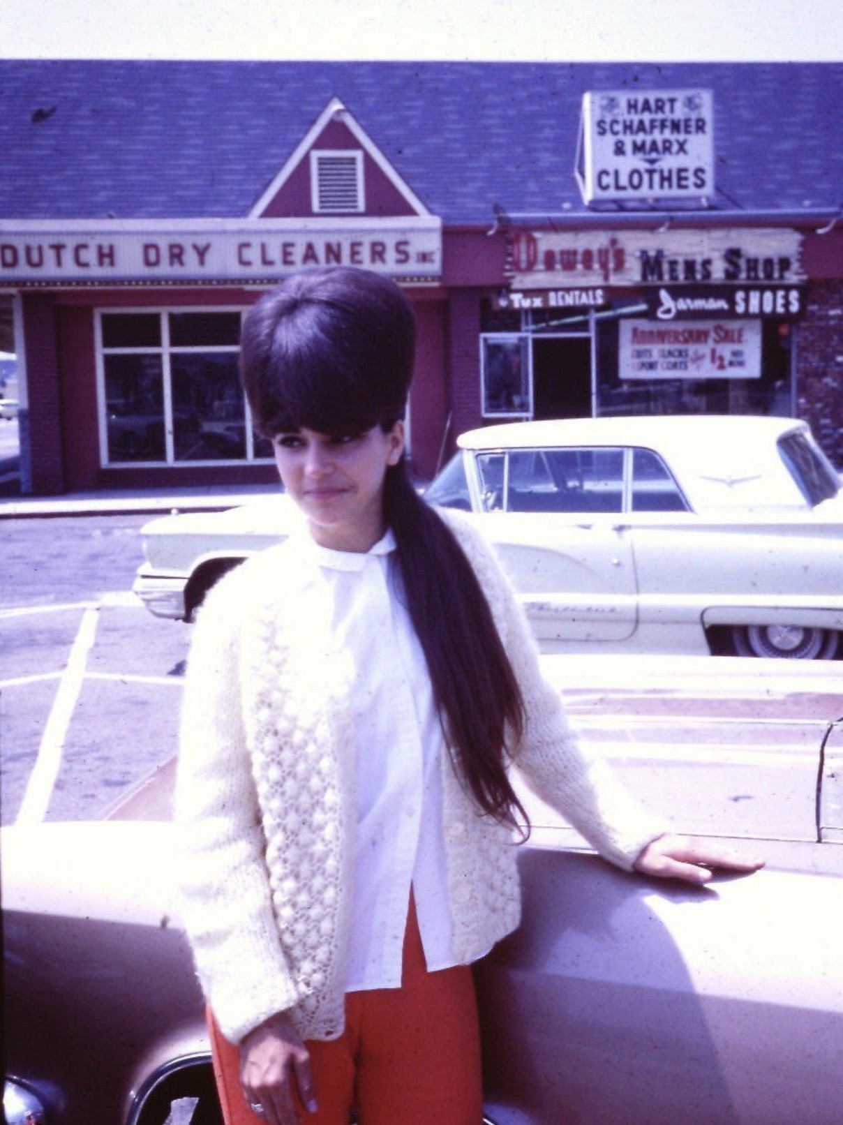 Big hair in the 1960s. 